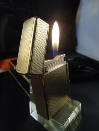 S.  T.  Dupont Line 1 Lighter - 18k Solid Gold Case - 1960 
