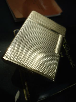 S.  T.  Dupont Line 1 Lighter - 18k Solid Gold Case - 1960 ' s Vintage - Serviced 3