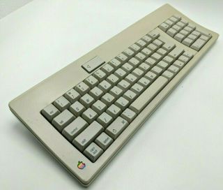 Apple Keyboard For Macintosh Se Iigs Adb Desktop Bus Vintage M0116 Orange Alps