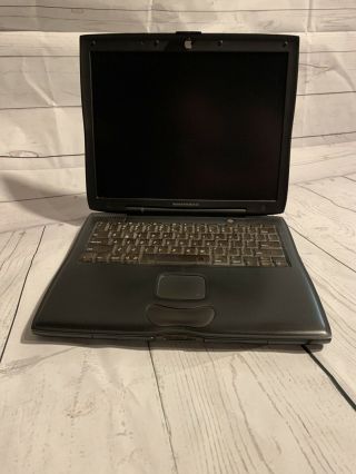 Vintage Apple Macintosh Powerbook G3,  Powers On,  Does Not Come With Ac Adapter