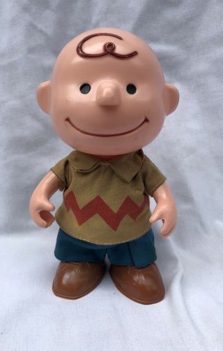 Vintage 1950 Charlie Brown Jointed Toy Figure United Feature Syndicate Snoopy