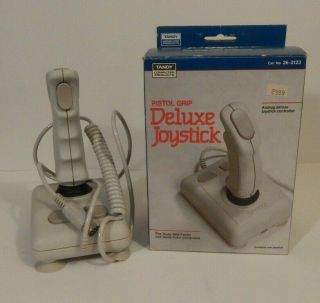 Vintage Tandy Pistol Grip Deluxe Joystick For Tandy 1000 Family - Box