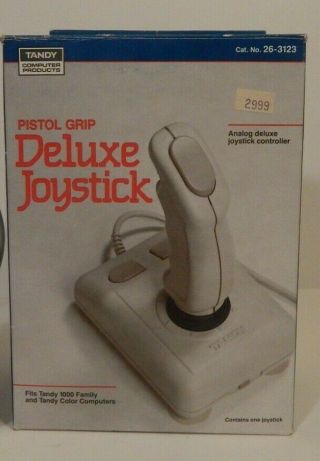 Vintage Tandy Pistol Grip Deluxe Joystick For Tandy 1000 Family - box 2