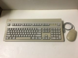 Apple Extended Keyboard Ii M3501 With Bus Mouse Ii Ms2706  Look