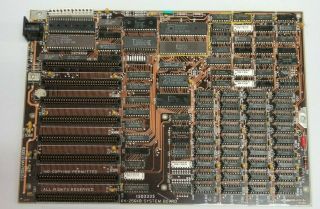 Ibm Pc 5150 At 256k Motherboard System Board Intel 8088 Cpu Mb12