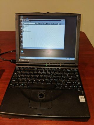 Dell Latitude Xpi Cd Laptop Windows 97 Dos Gaming Vintage Pc