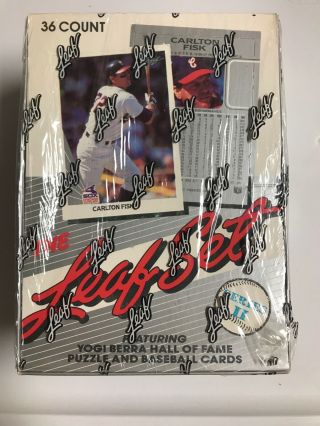 1990 Leaf Baseball Series 2 Factory Box Frank Thomas Rookie? Psa Bgs 10?