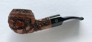 Mark Tinsky “coral” Unsmoked Tobacco Pipe Rusticated Usa Hand Made