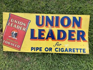 Union Leader Tabacco Sign
