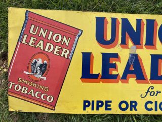 Union Leader Tabacco Sign 3