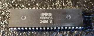 Mos 6569r5 Vic Chip,  For Commodore 64,  And,  Extremely Rare