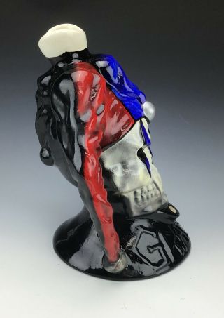 Vintage Large Graffix Clown Jester Head Water Pipe Base Hard to Find Bong 2