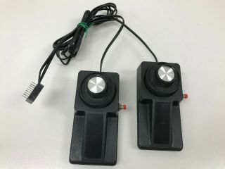 Tested/working Vintage Apple Ii Computer Game Paddles With 16 - Pin Dip Connector