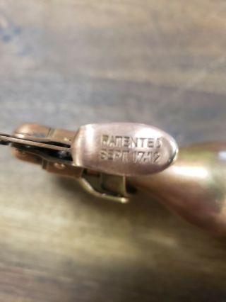 Rare Capitol Cigarette Lighter Tobacco Pipe Steampunk trench 9 - 17 - 1912 2