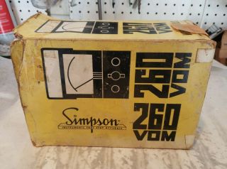 Vintage Simpson 260 Series 7 Analog Volt Ohm/Corrosion In Battery Compartmen 3