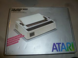 Boxed Atari Vintage 1025 Printer For Home Computer Japan Rare