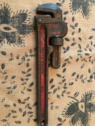 Vintage Craftsman 10 Inch Pipe Wrench.  Still Steampunk.