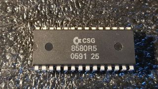 Csg 8580r5 Sid Chip,  For Commodore 64,  And,  Extremely Rare