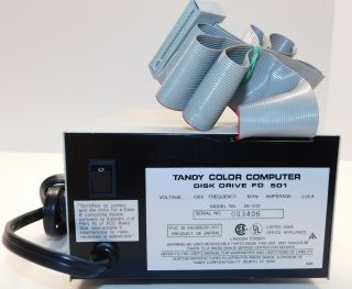 TANDY TRS - 80 FD 501 Floppy Disk,  Rare Philips LMS CM205 CD Drive 3