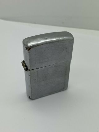 Vintage & Rare 1940’s Zippo Lighter 3 Barrel Hinge 14 Hole 2032695