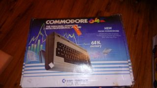 Commodore 64 Tested/works W/original Box/cords/book/ Sn P5887522