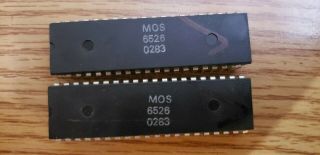 Matched Pair Mos 6526 Cia Chips For Commodore 64 - And Working/us Seller