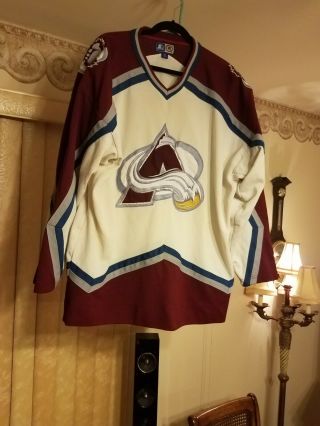 Vintage Colorado Avalanche Jersey Adult Xl Starter Jersey Home Colors Nhl Hockey