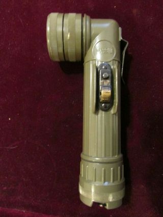 Vintage Fulton U.  S.  Mx - 991/u Vietnam War Military /angle Signal Flashlight