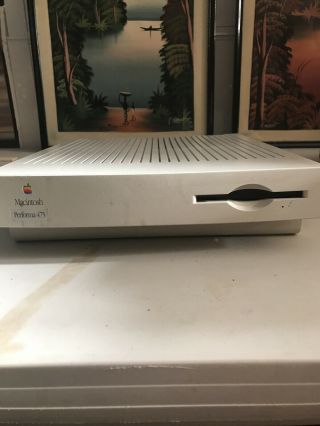 Vintage 1993 Apple Macintosh Lc 475 Computer M1476 Powers Up With Startup Sound