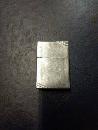 Vintage Zippo Lighter Patent 2032695 (1937 - 1937) With Slashes,  Square Corners