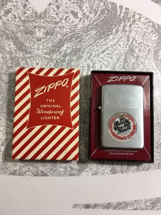 Vintage Zippo 2032695 Aircraft 5 Barrel Continental Motors With Candy Stripe Box