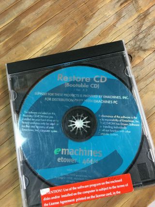 Emachines 466id Windows 98 Desktop computer 3