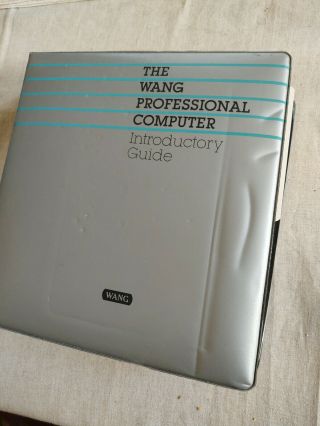 Wang Computer System Software And Manuals In Binder 5 - 1/4 Floppy Discs