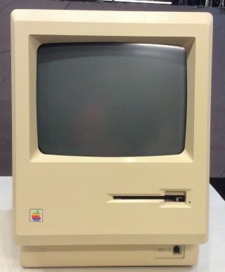 Vintage Apple Macintosh Plus Desktop Computer - M0001a 2.  5 Mb Ram