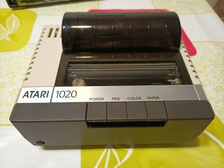 Vintage Atari 1020 Plotter Four Color Pen Printer Made In Japan