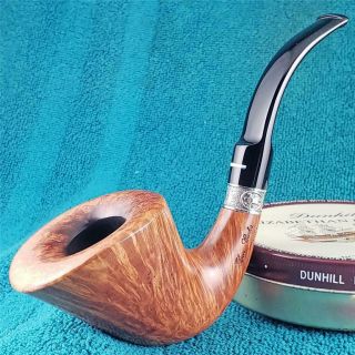 Gorgeous Don Carlos 3 Note 360 Straight Grain Large Freehand Italian Estate Pipe