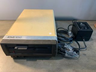 Atari 1050 External 5.  25 " Floppy Disk Drive With Power Supply Parts