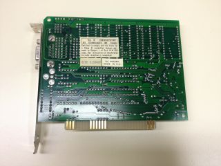 RARE ATI Small Wonder Graphics Solution 3 GSSC Rev 3 64KB ISA 8 - Bit 1988 CGA/MDA 2
