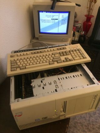 Vintage Quantex Pentium Pro 180mhz 6mb Ram Desktop Computer Ultra Rare