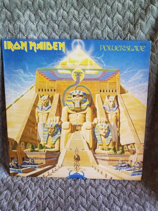 Iron Maiden Powerslave Vintage Vinyl Lp Promo 1984