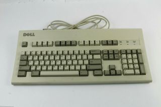 Vintage Dell At101 Ps/2 Keyboard Gyum95sk With Mechanical Black Alps Switches