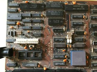 IBM 5170 AT Computer Motherboard Intel 80286 6 MHz 6133909 with 256kb ram 3