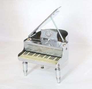 Vintage Occupied Japan Metal Piano Table Lighter In