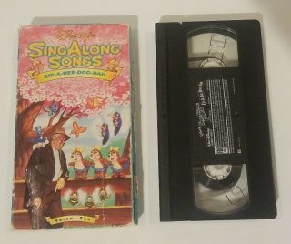 Disney’s Sing Along Songs Zip - A - Dee - Doo - Dah From Song Of The South Vintage Video