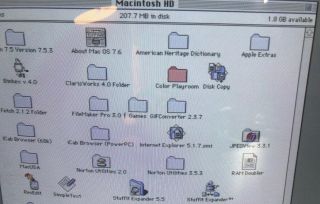 2gb Apple Scsi Hard Drive System 7.  6.  1,  Apps Performa Powermac Macintosh