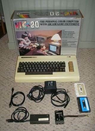 Commodore Vic - 20 Computer And Box