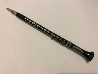 Rare Vintage Buescher Clarinet Shaped Advertising Mechanical Pencil