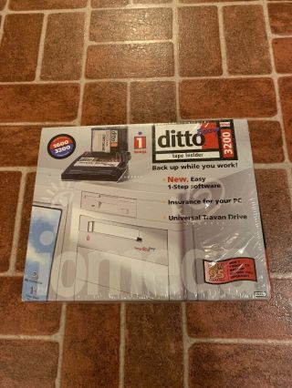 Iomega Ditto Easy 3200 Drive Tape Insider & Complete
