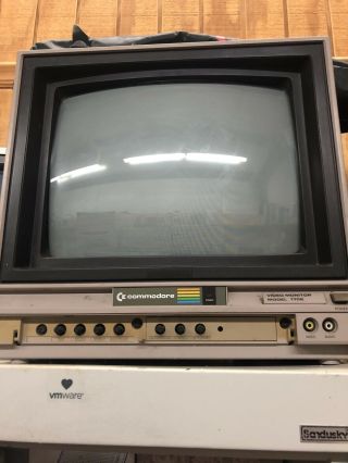Vintage Commodore 1702 Color Video Monitor -,  Great