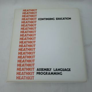 Heathkit Assembly Language Programming Binder Book